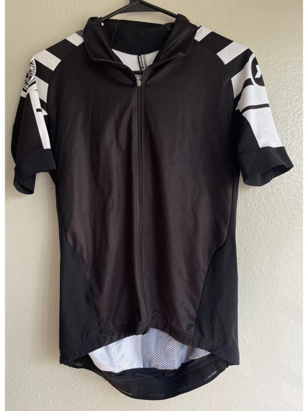 Assos SS 100 Cento performance aepd Black White Cycling Jersey Men’s Sz M
